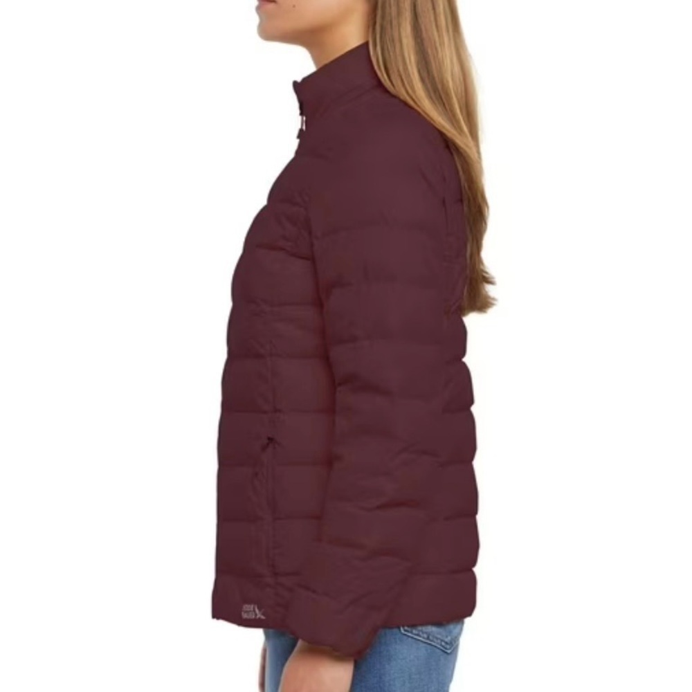 Eddie Bauer Women's Packable Jacket 650 Fill Power Down No Hood Zip Pockets 😍 - Picture 7 of 10